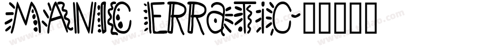 MANIC Erratic字体转换